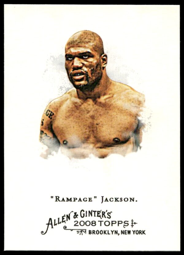 2008 Topps Allen & Ginter Rampage Jackson #189 (Front)