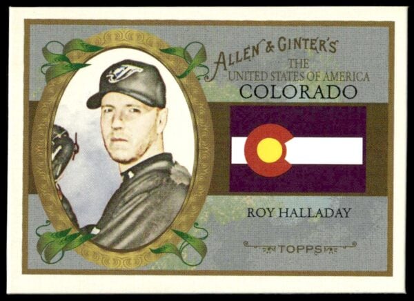 2008 Topps Allen & Ginter Roy Halladay United States #US6 (Front)