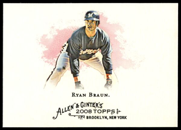 2008 Topps Allen & Ginter Ryan Braun #180 (Front)