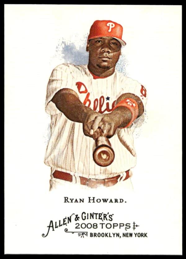 2008 Topps Allen & Ginter Ryan Howard #300 (Front)