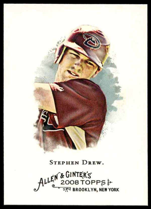 2008 Topps Allen & Ginter Stephen Drew #325 (Front)