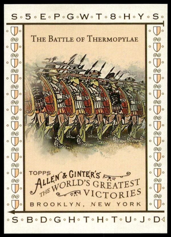 2008 Topps Allen & Ginter The Battle of Thermopylae World's Greatest Victories #WGV16 (Front)