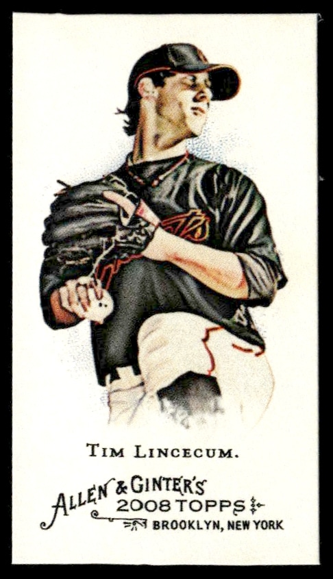 2008 Topps Allen & Ginter Tim Lincecum #201 (Front)