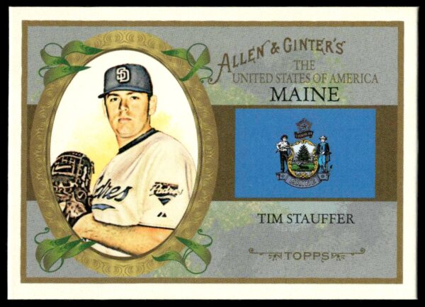 2008 Topps Allen & Ginter Tim Stauffer United States #US19 (Front)