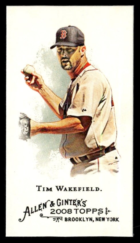 2008 Topps Allen & Ginter Tim Wakefield Mini #130 (Front)