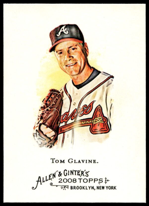 2008 Topps Allen & Ginter Tom Glavine #315 (Front)