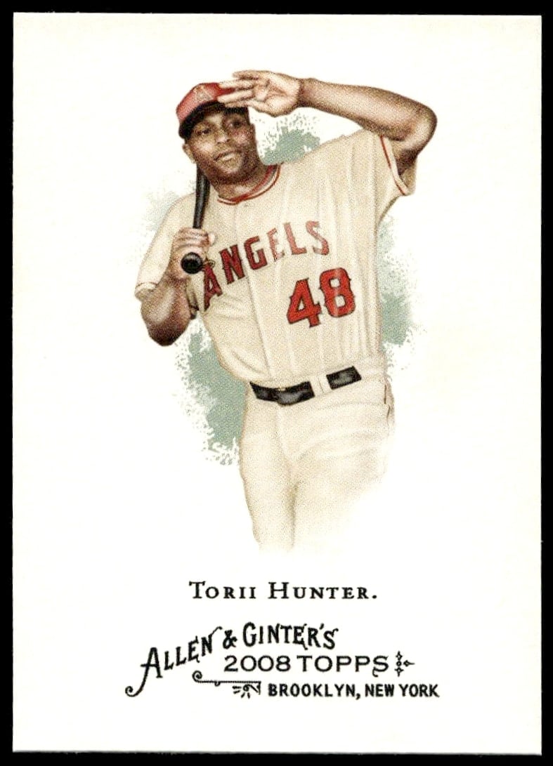 2008 Topps Allen & Ginter Torii Hunter #294 (Front)