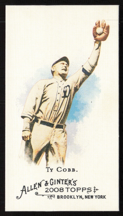 2008 Topps Allen & Ginter Ty Cobb Mini #BI10 (Front)