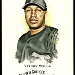 2008 Topps Allen & Ginter Vernon Wells #81 (Front)