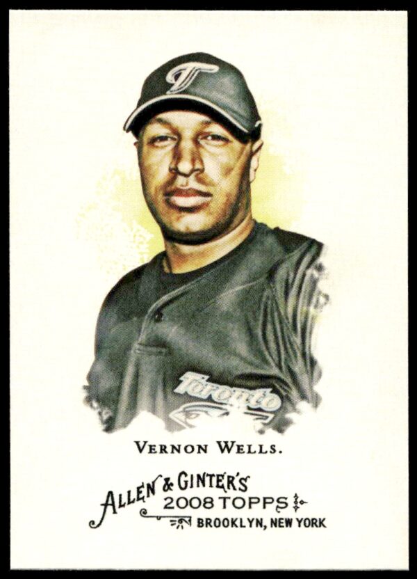 2008 Topps Allen & Ginter Vernon Wells #81 (Front)