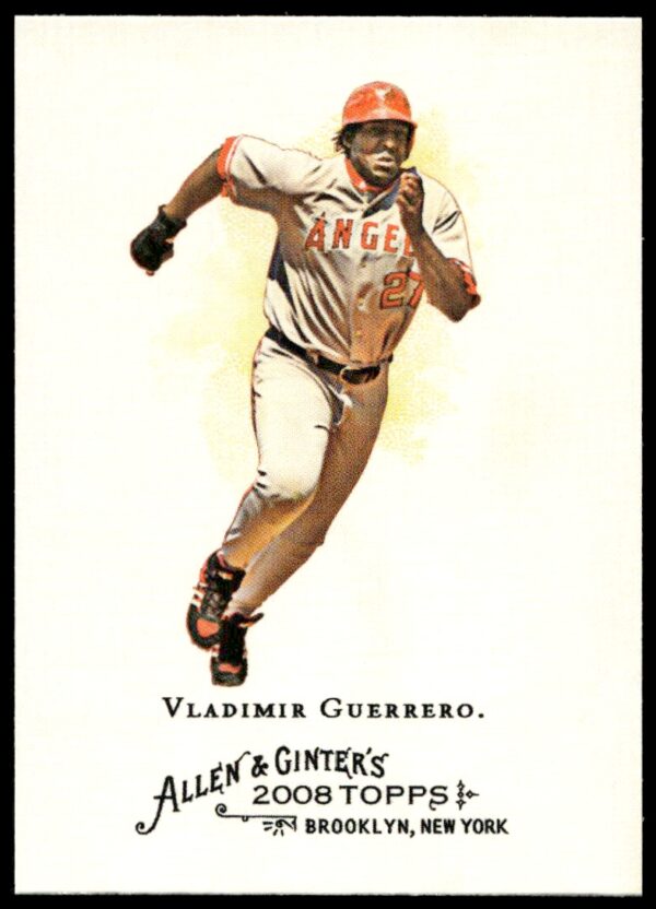 2008 Topps Allen & Ginter Vladimir Guerrero #20 (Front)