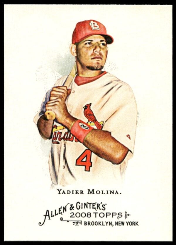 2008 Topps Allen & Ginter Yadier Molina #263 (Front)