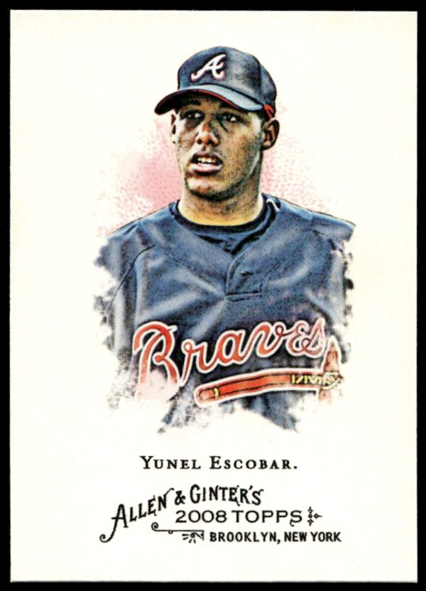 2008 Topps Allen & Ginter Yunel Escobar #192 (Front)