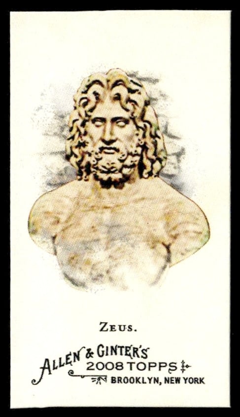 2008 Topps Allen & Ginter Zeus Mini Ancient Icons #A16 (Front)