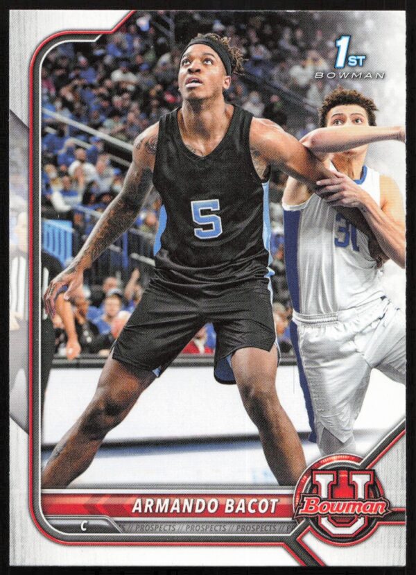 2021 Bowman University Armando Bacot #71 (Front)