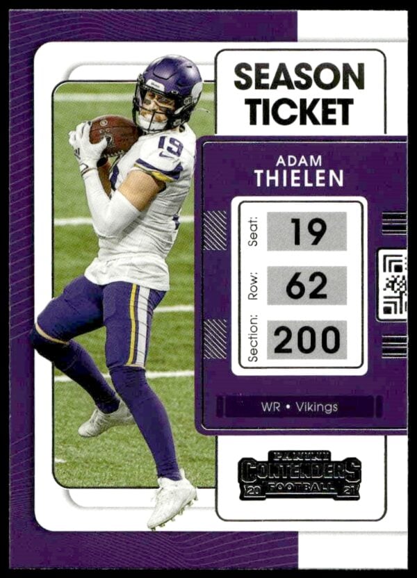 2021 Panini Contenders Adam Thielen #66 (Front)