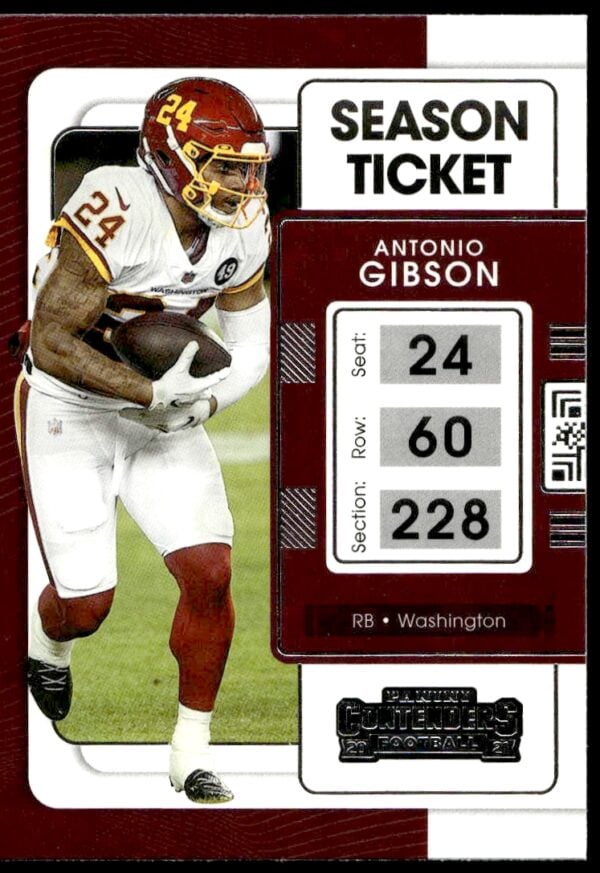 2021 Panini Contenders Antonio Gibson #99 (Front)