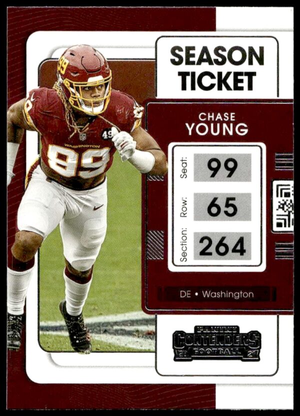 2021 Panini Contenders Chase Young #100 (Front)