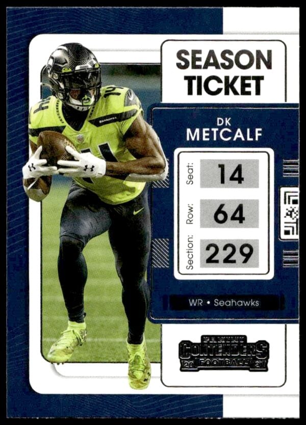 2021 Panini Contenders DK Metcalf #86 (Front)