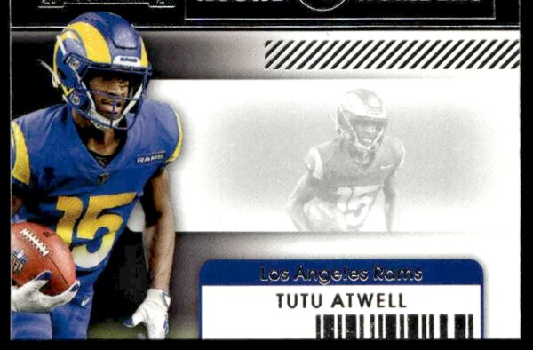 2021 Panini Contenders D'Wayne Eskridge / Tutu Atwell Round Numbers #RN-DES (Front)