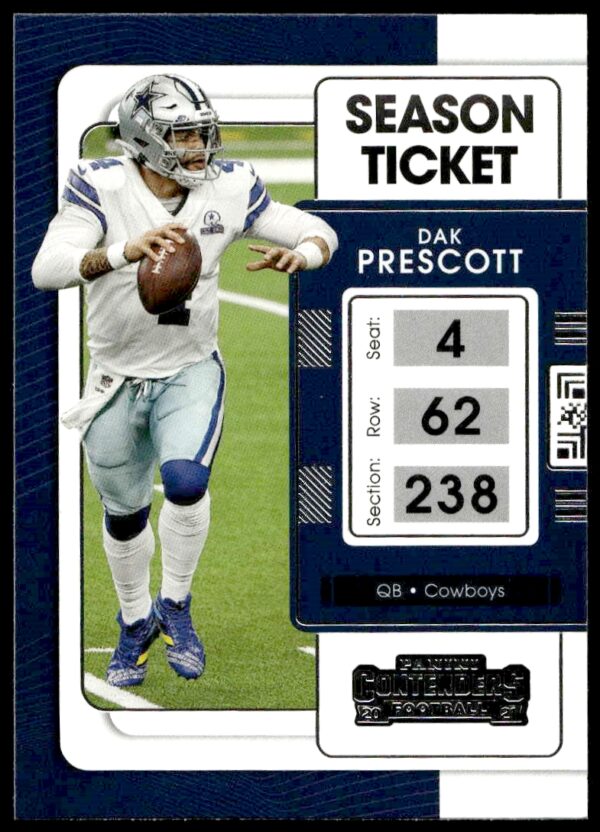 2021 Panini Contenders Dak Prescott #25 (Front)