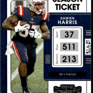 2021 Panini Contenders Damien Harris #69 (Front)