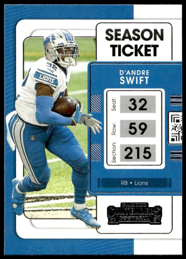 2021 Panini Contenders D'andre Swift #32 (Front)