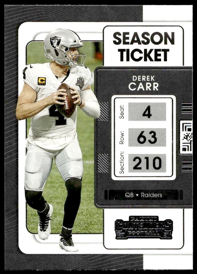 2021 Panini Contenders Derek Carr #57 (Front)