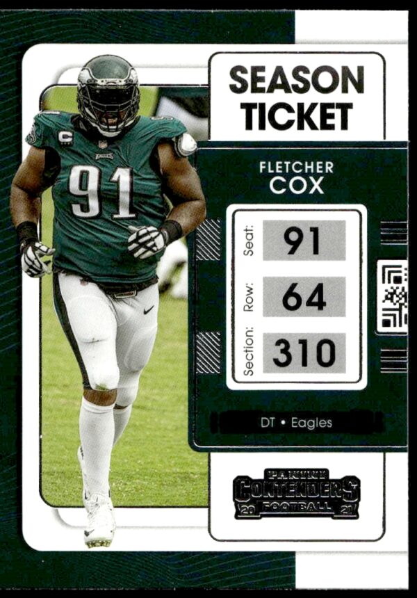 2021 Panini Contenders Fletcher Cox #81 (Front)