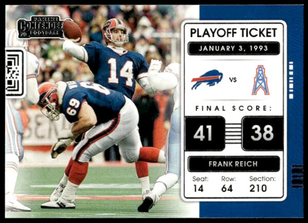 2021 Panini Contenders Frank Reich Playoff Tickets #PLT-FRE (Front)