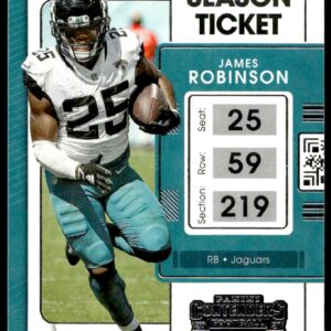 2021 Panini Contenders James Robinson #45 (Front)