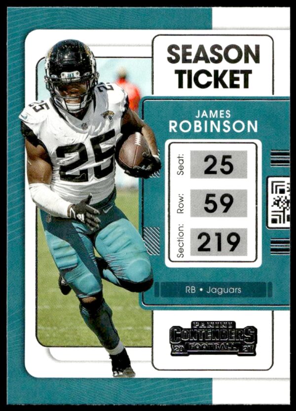 2021 Panini Contenders James Robinson #45 (Front)