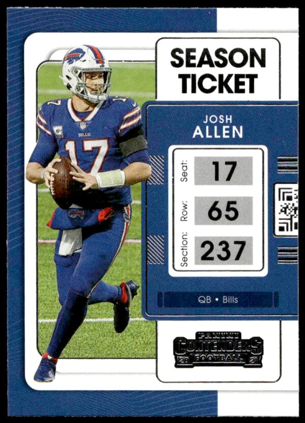 2021 Panini Contenders Josh Allen #10 (Front)