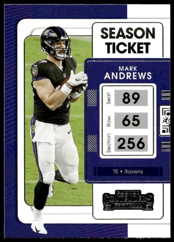 2021 Panini Contenders Mark Andrews #9 (Front)