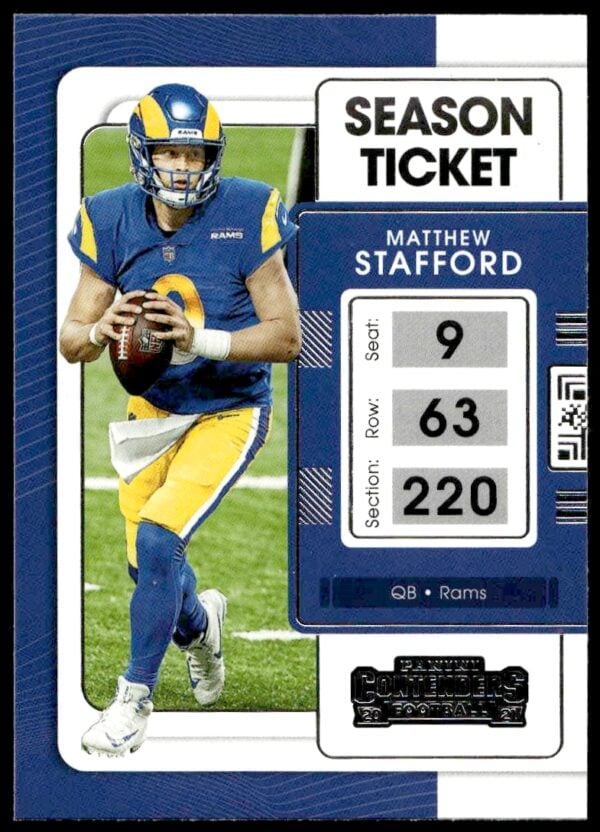 2021 Panini Contenders Matthew Stafford #54 (Front)