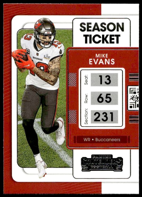 2021 Panini Contenders Mike Evans #92 (Front)