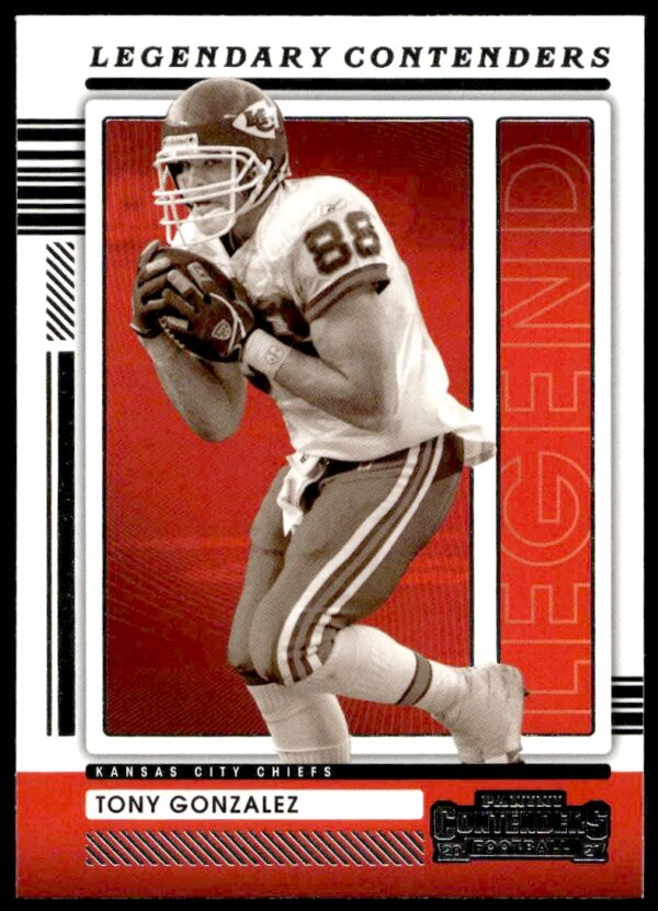 2021 Panini Contenders Tony Gonzalez Legendary Contenders #LGD-TGO (Front)