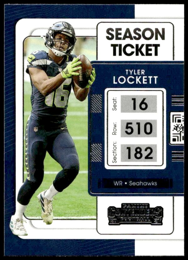 2021 Panini Contenders Tyler Lockett #87 (Front)