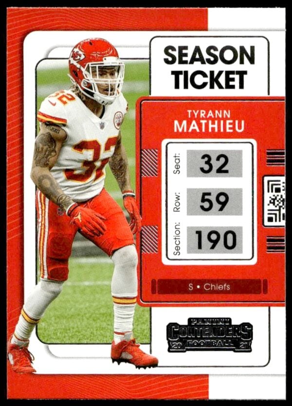 2021 Panini Contenders Tyrann Mathieu #50 (Front)