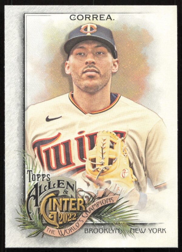 2022 Topps Allen & Ginter Carlos Correa #117 (Front)