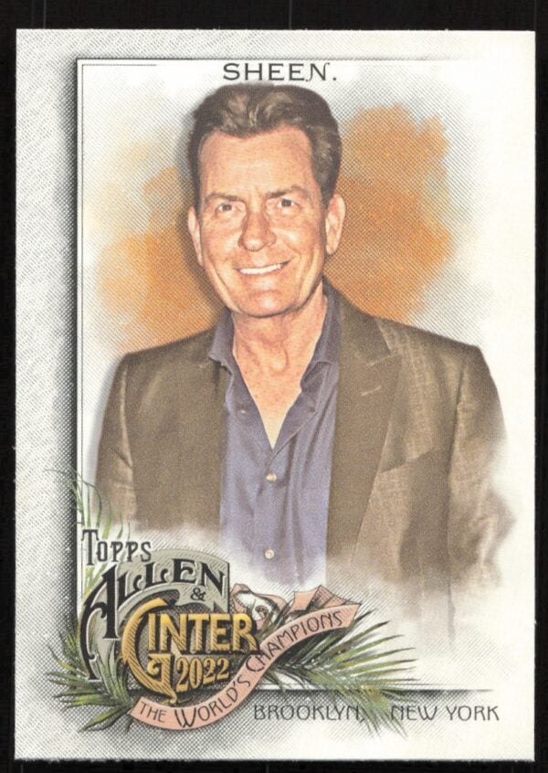 2022 Topps Allen & Ginter Charlie Sheen #292 (Front)