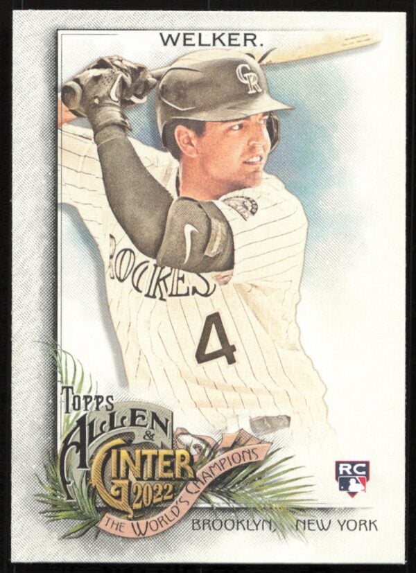 2022 Topps Allen & Ginter Colton Welker #197 (Front)