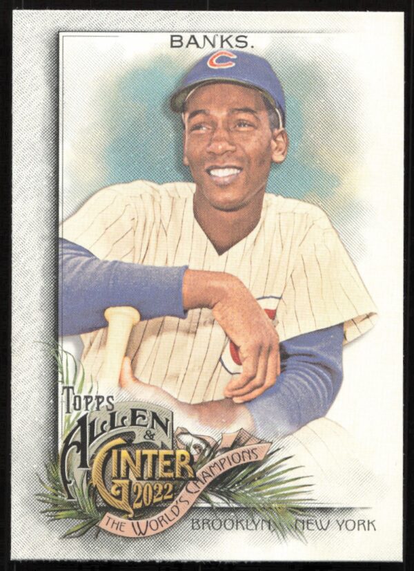 2022 Topps Allen & Ginter Ernie Banks #3 (Front)