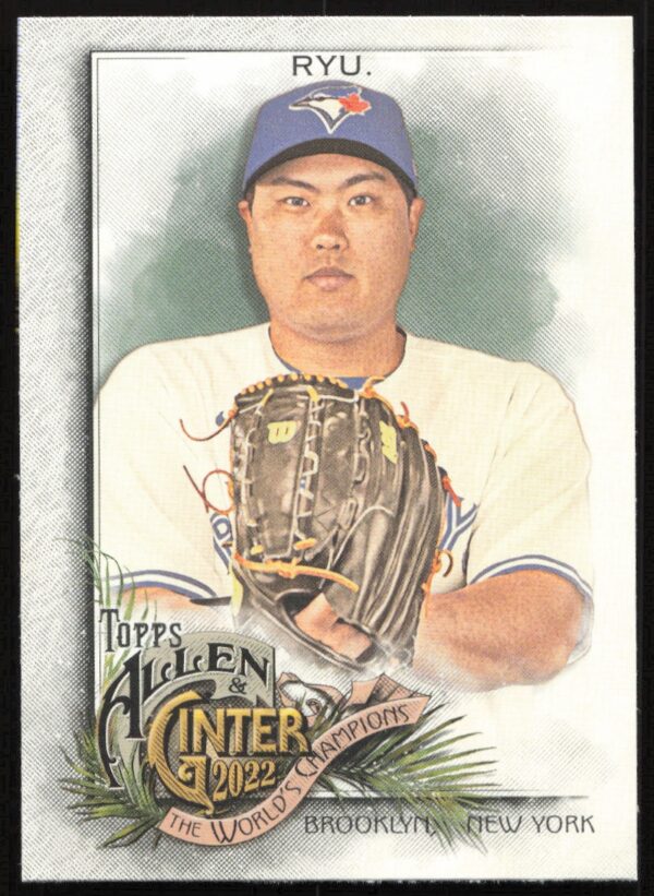 2022 Topps Allen & Ginter Hyun-Jin Ryu #100 (Front)