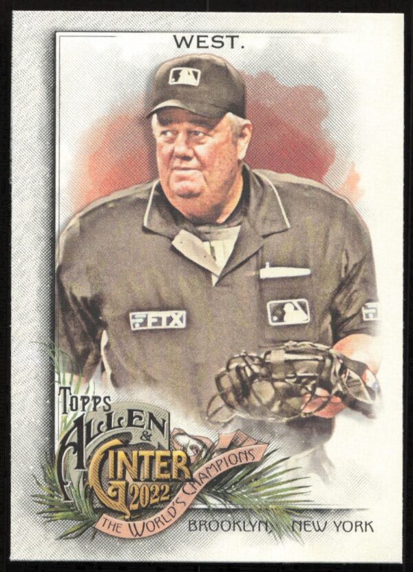 2022 Topps Allen & Ginter Joe West #225 (Front)