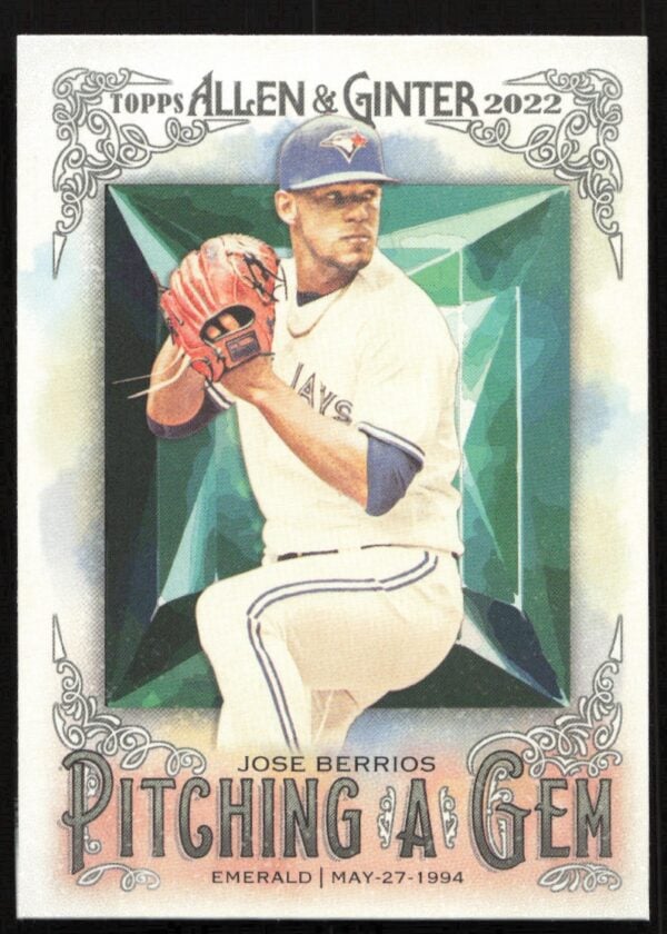 2022 Topps Allen & Ginter Jose Berrios Pitching a Gem #PAG-16 (Front)