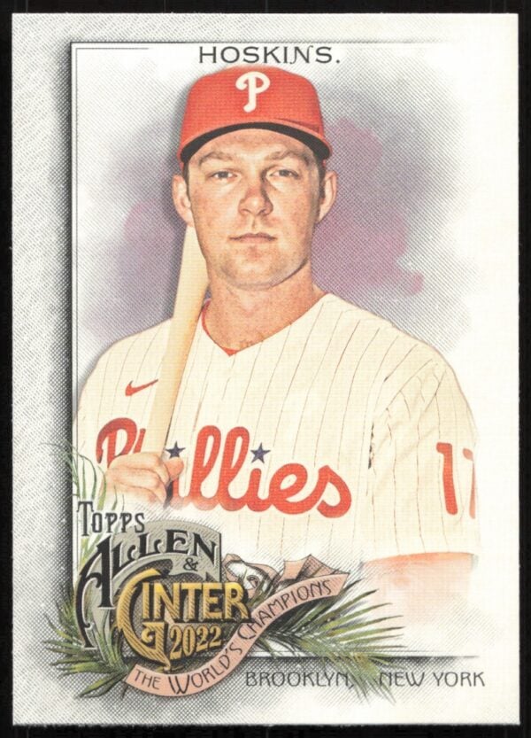 2022 Topps Allen & Ginter Rhys Hoskins #65 (Front)