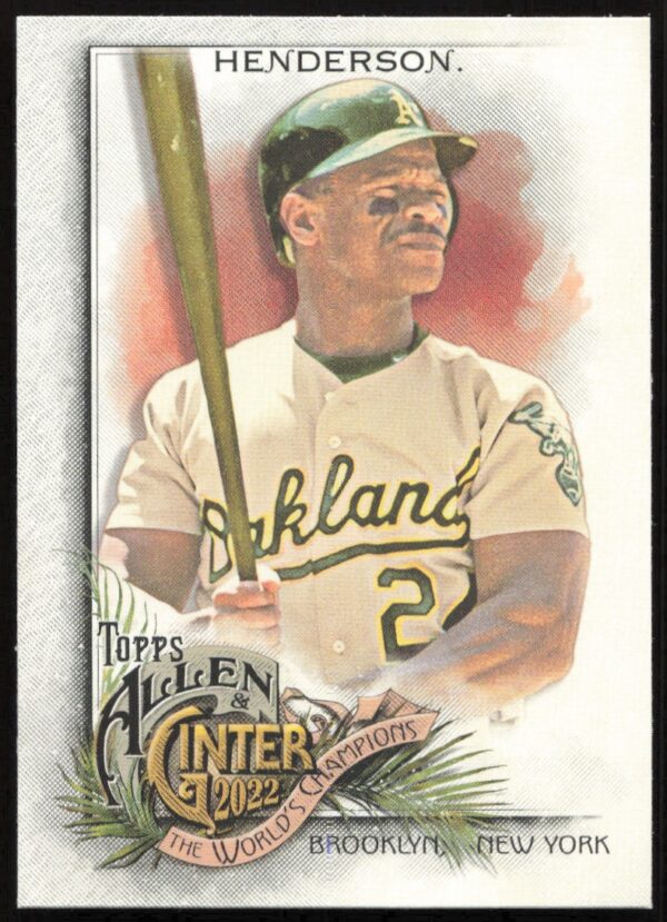 2022 Topps Allen & Ginter Rickey Henderson #12 (Front)