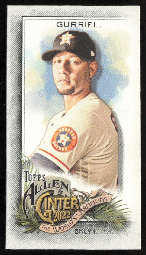 2022 Topps Allen & Ginter Yuli Gurriel Mini #103 (Front)