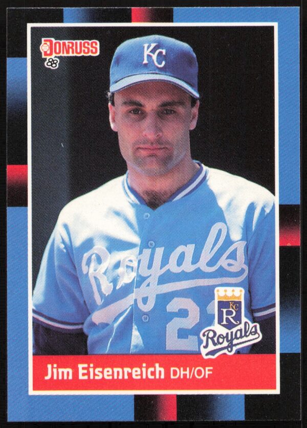 1988 Donruss Jim Eisenreich #343 (Front)